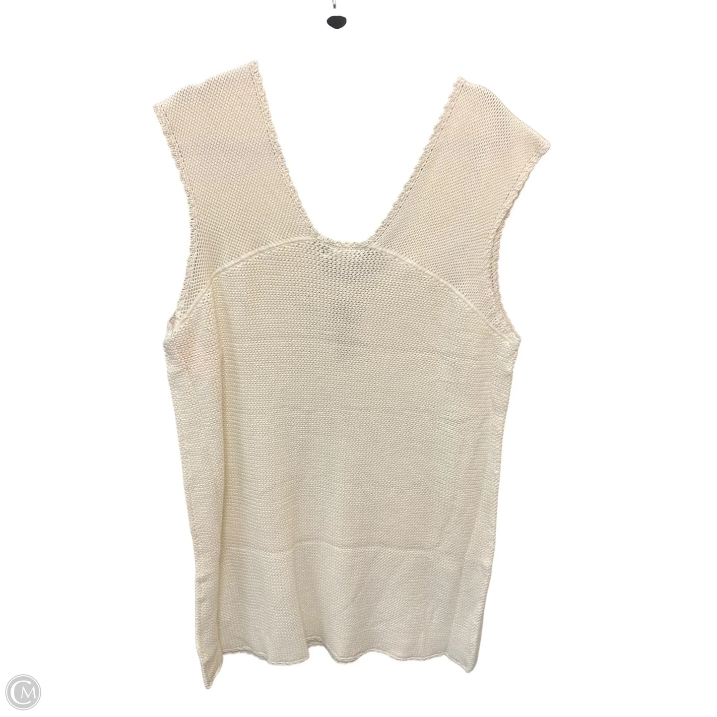 Top Sleeveless By J. Crew In Cream, Size: 2x