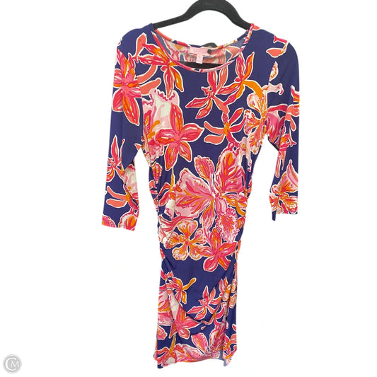 Dress Designer By Lilly Pulitzer In Floral Print, Size: M