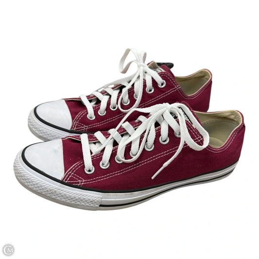 Shoes Sneakers By Converse In Maroon, Size: 11