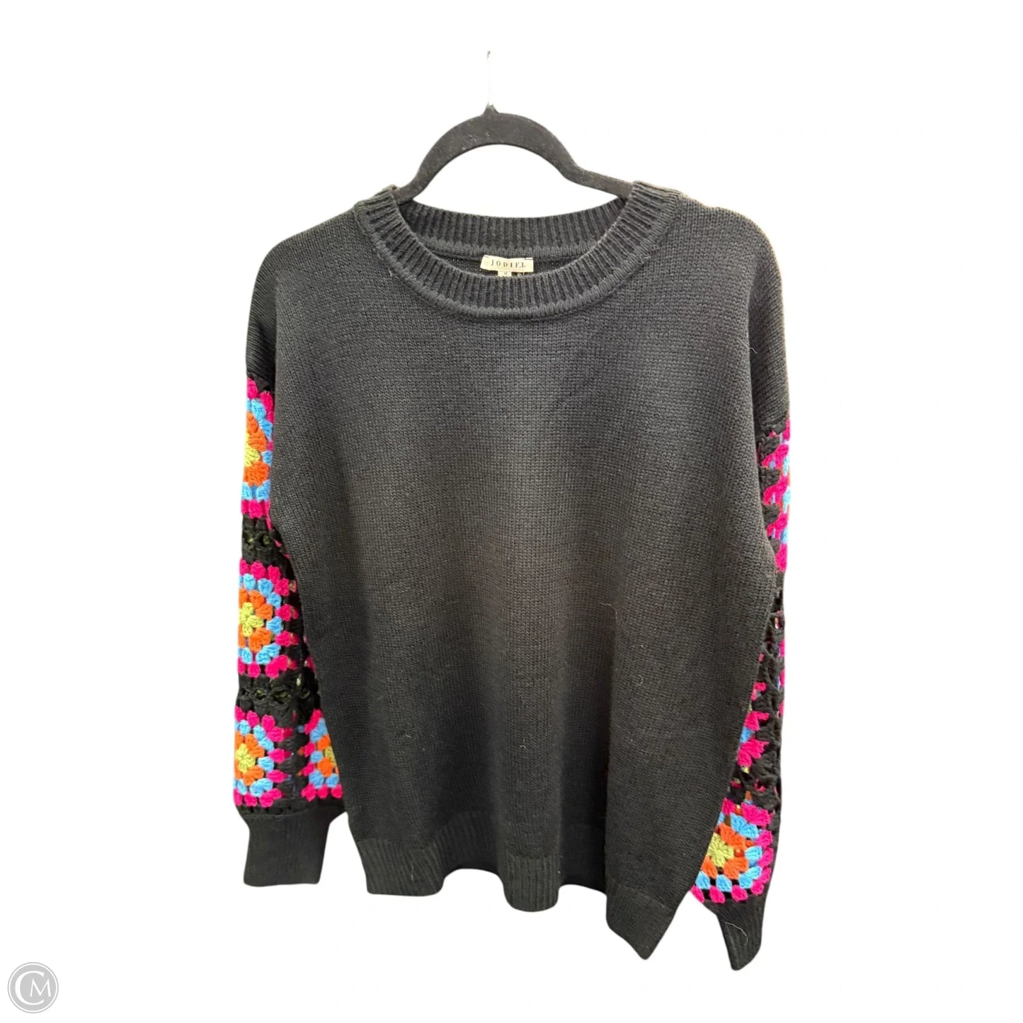 Sweater By Jodifl In Black & Pink, Size: M