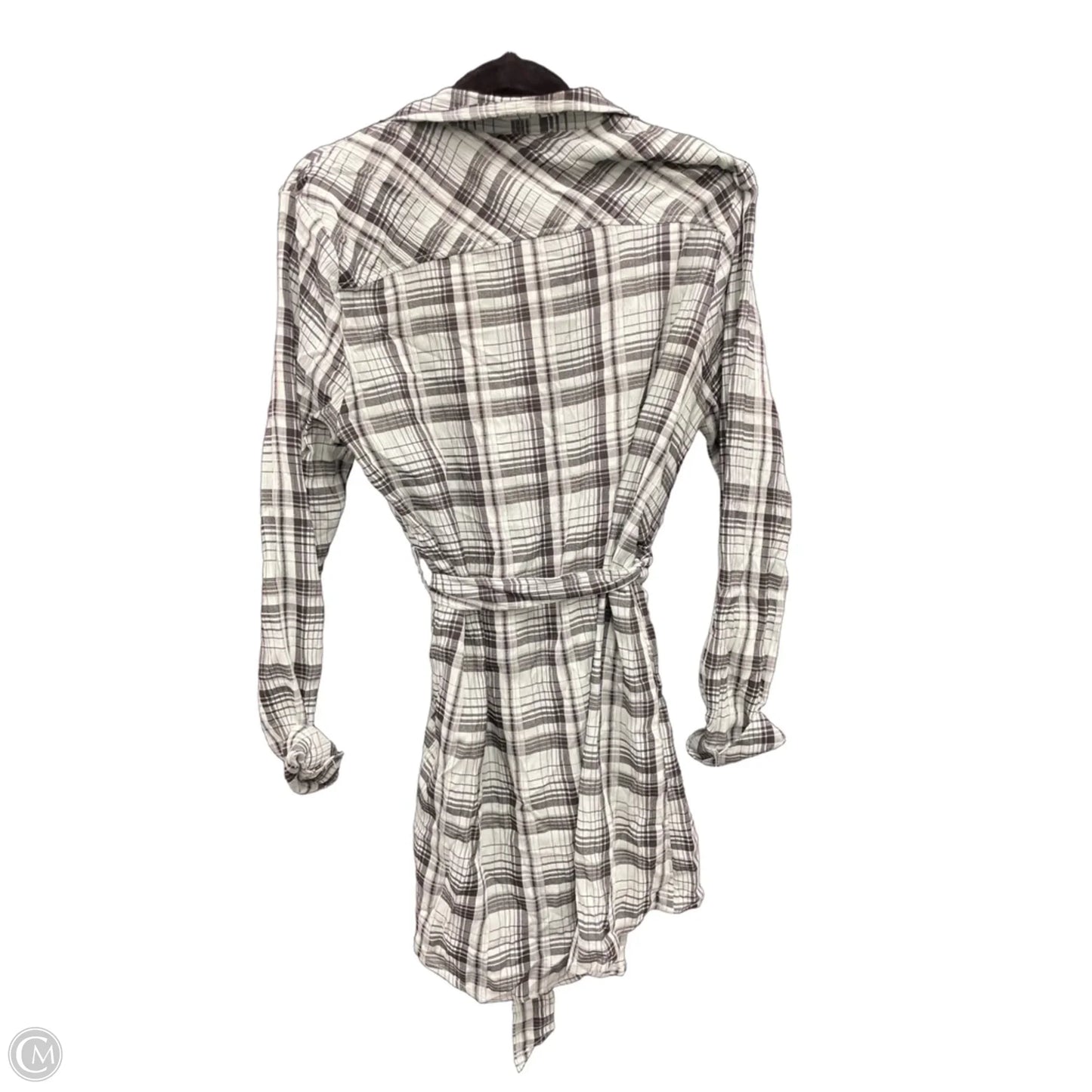 Dress Casual Short By Clothes Mentor In Black & Green, Size: L