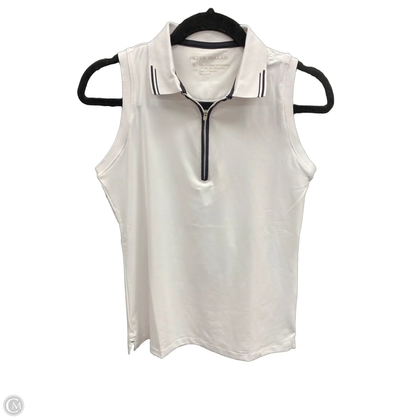 Athletic Tank Top By Peter Millar In White, Size: S