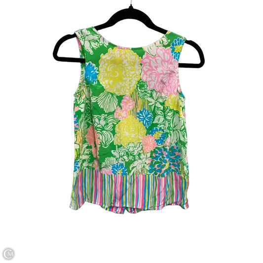 Top Sleeveless Designer By Lilly Pulitzer In Multi-colored, Size: Xs
