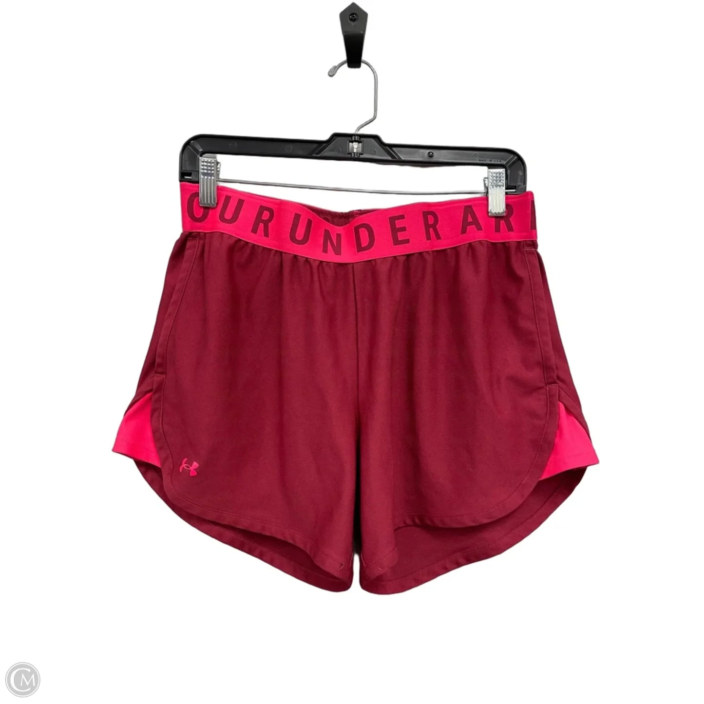 Athletic Shorts By Under Armour In Red, Size: L