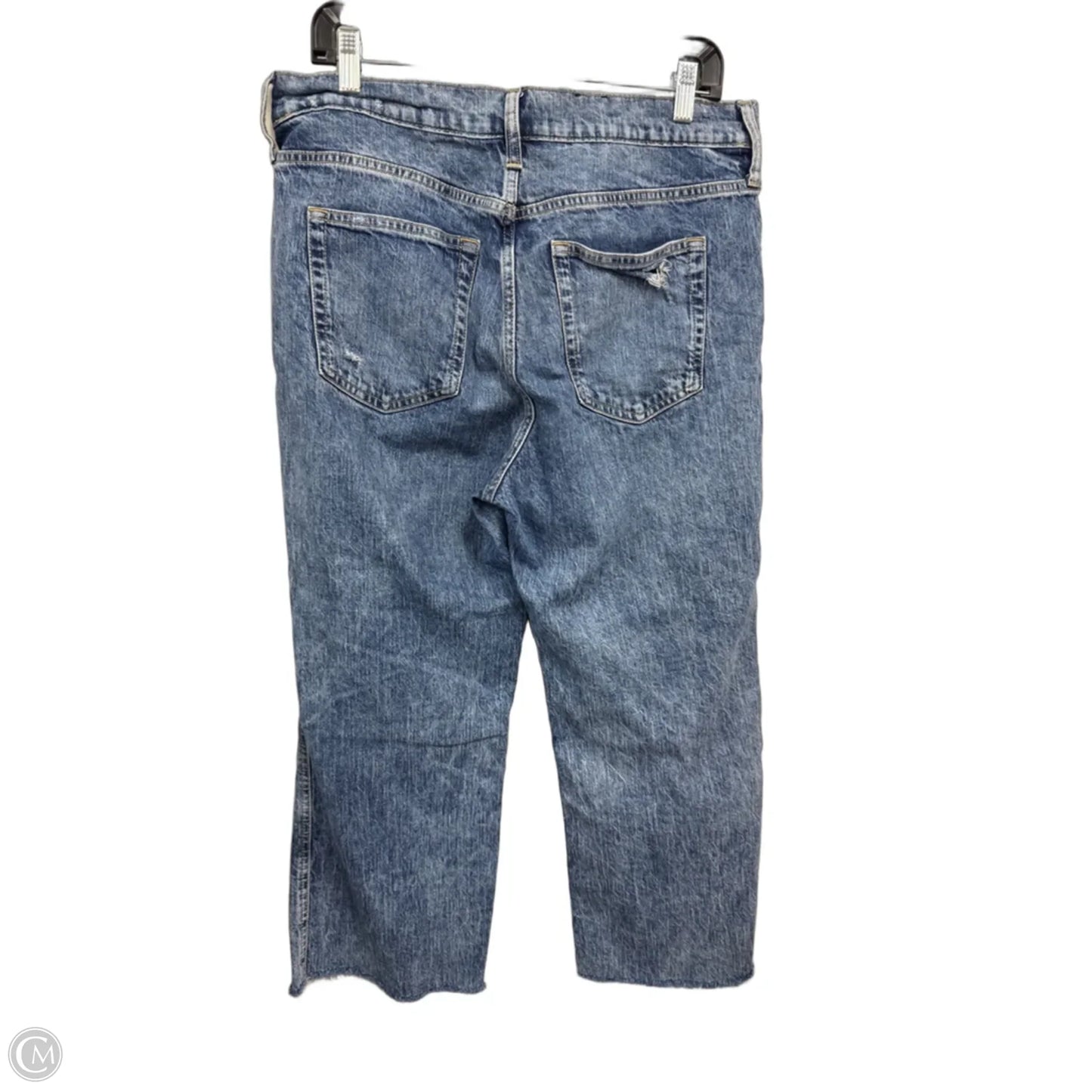 Jeans Wide Leg By Gap In Blue, Size: 12