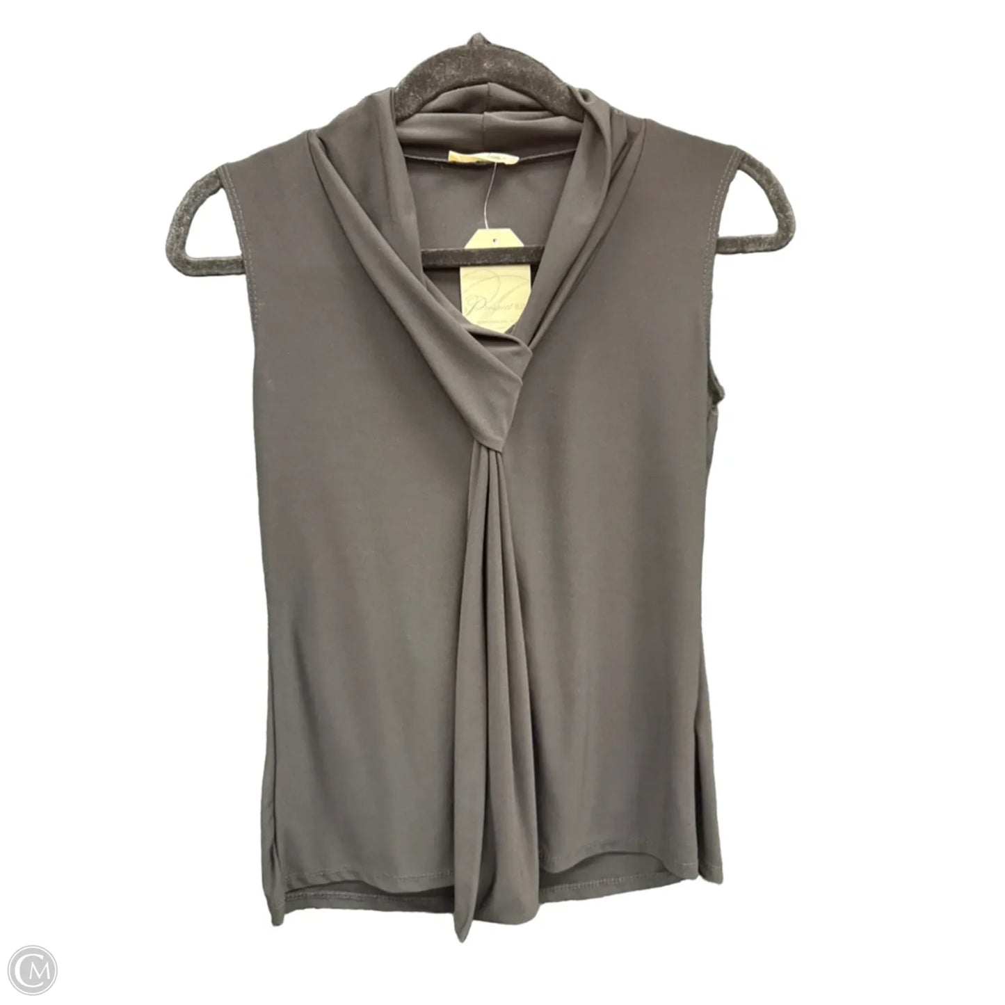 Blouse Sleeveless By Clothes Mentor In Black, Size: M