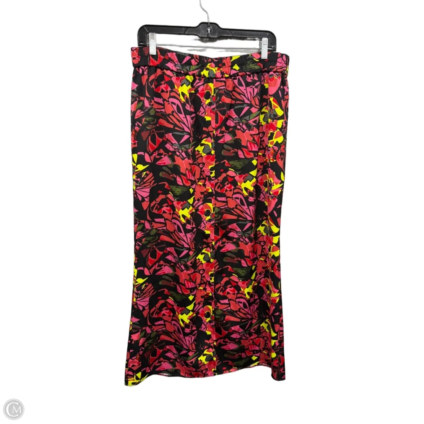 Skirt Maxi By Open Edit In Black & Red, Size: L