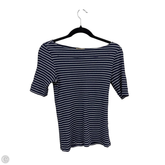 Top Sleeveless By Lilla P In Blue & White, Size: S
