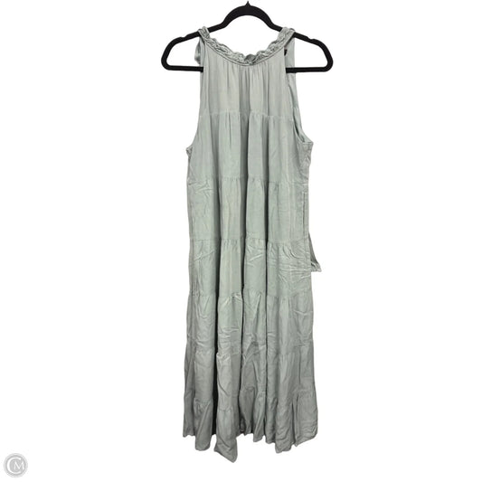 Dress Casual Midi By Clothes Mentor In Green, Size: L