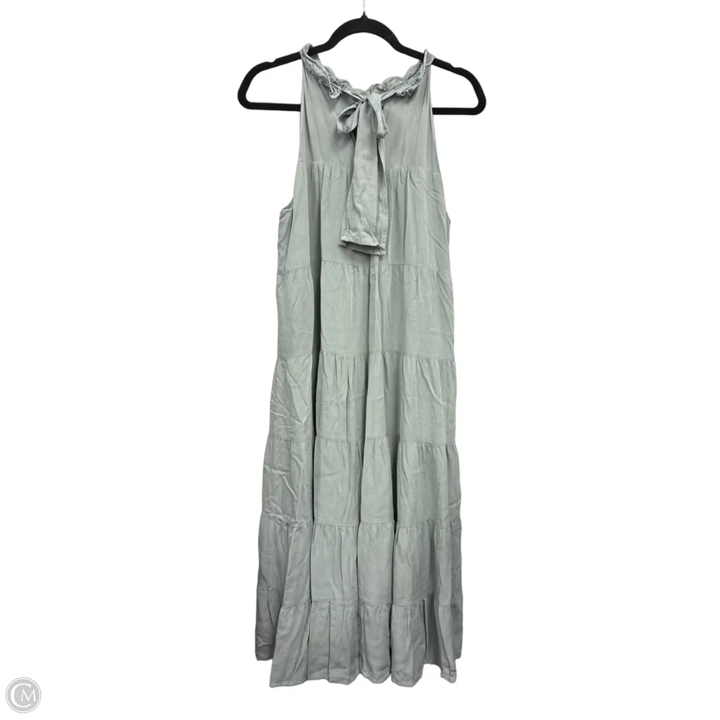 Dress Casual Midi By Clothes Mentor In Green, Size: L