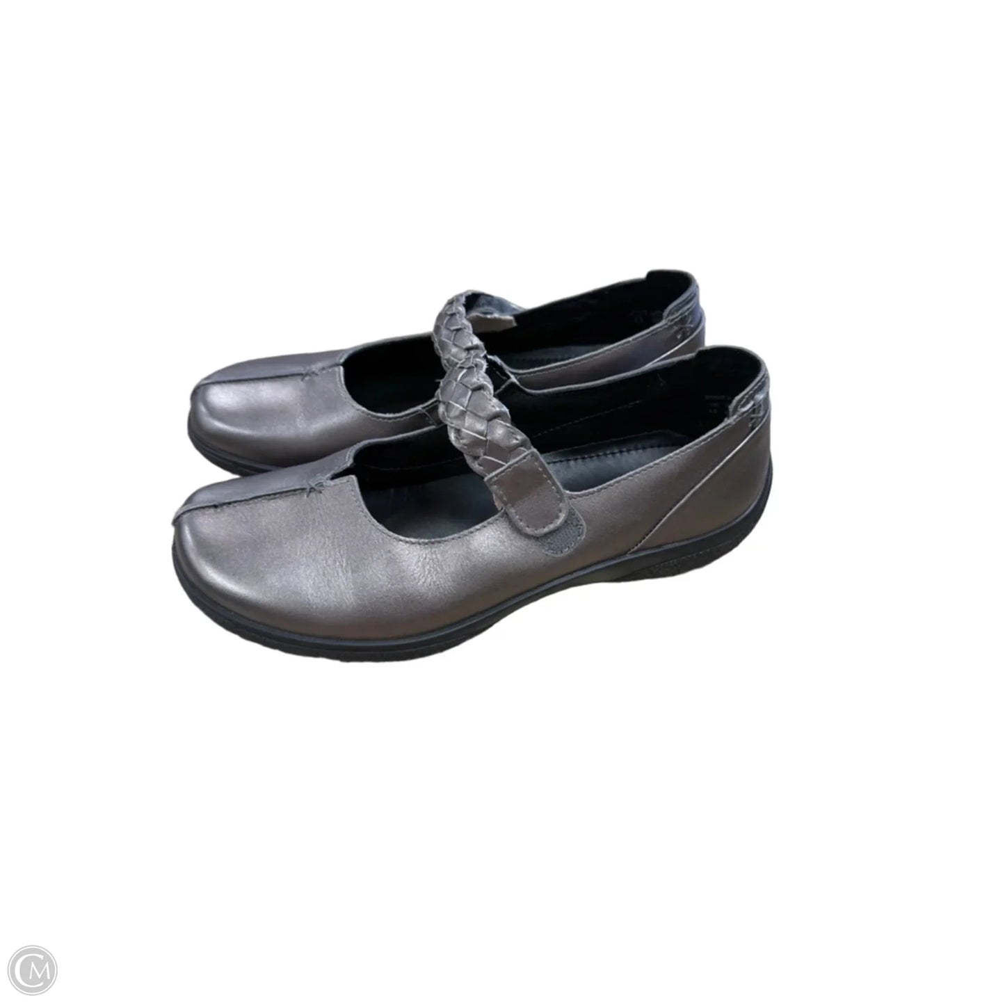 Shoes Flats By Clothes Mentor In Grey, Size: 6.5