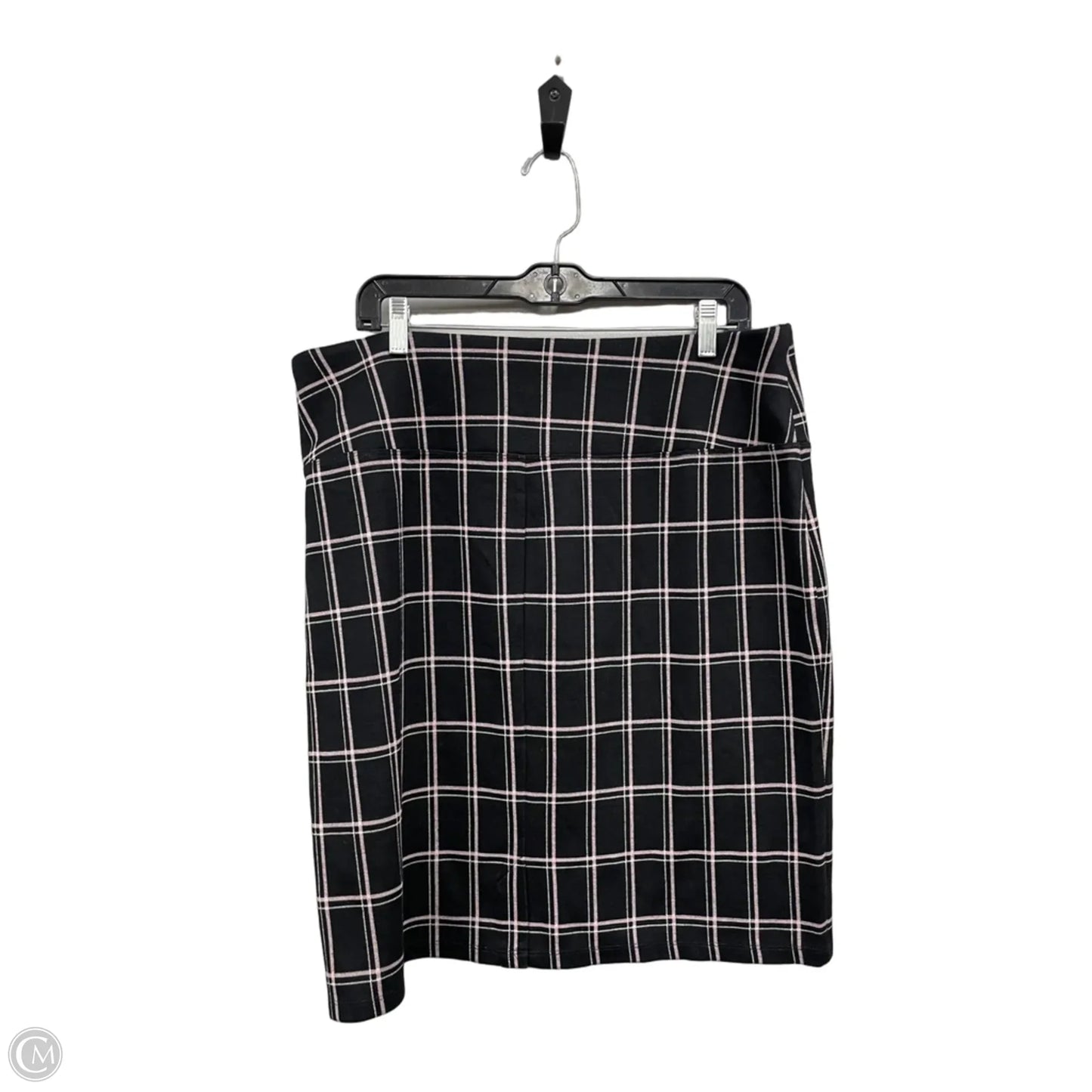 Skirt Mini & Short By J. Jill In Black & Pink, Size: L