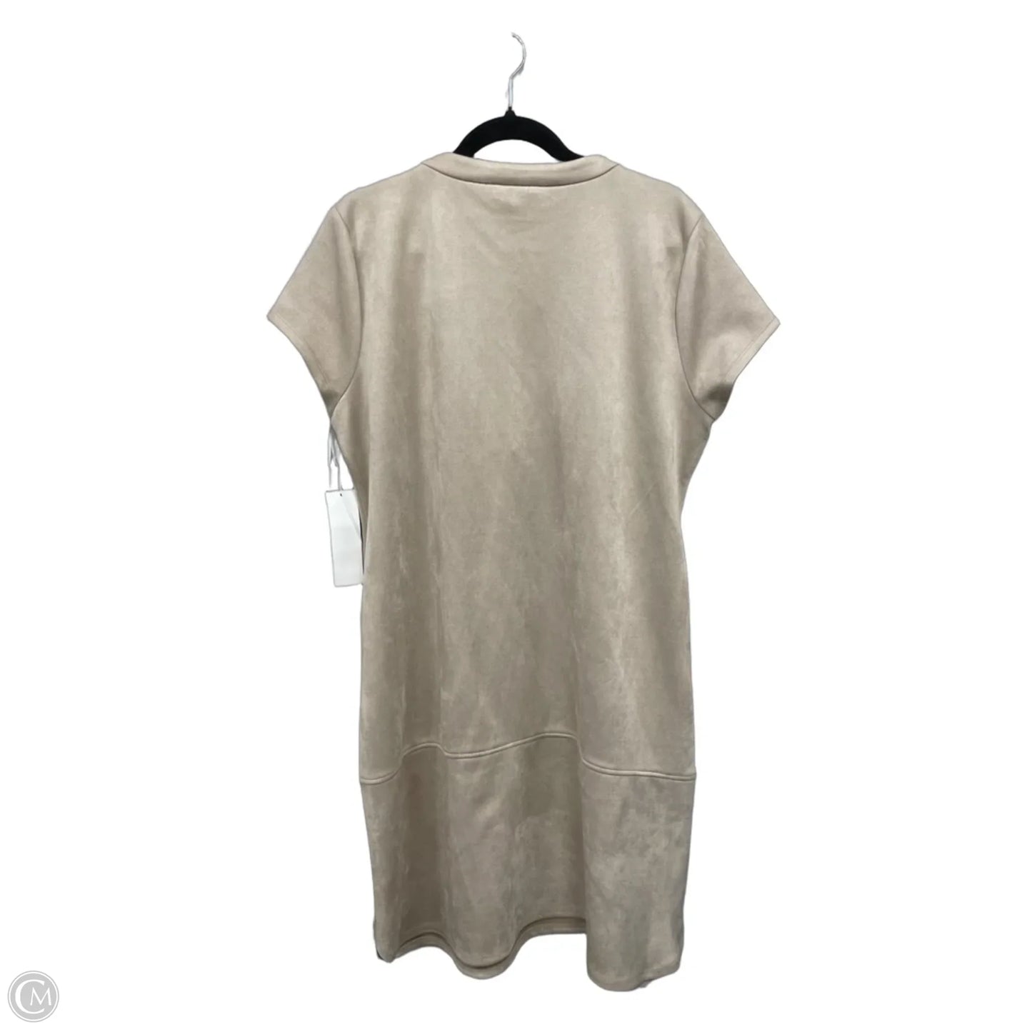 Dress Casual Midi By Andrew Marc In Cream, Size: 16