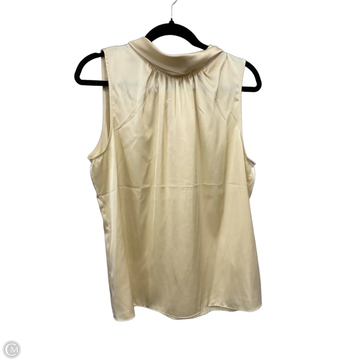 Blouse Sleeveless By White House Black Market In Yellow, Size: L