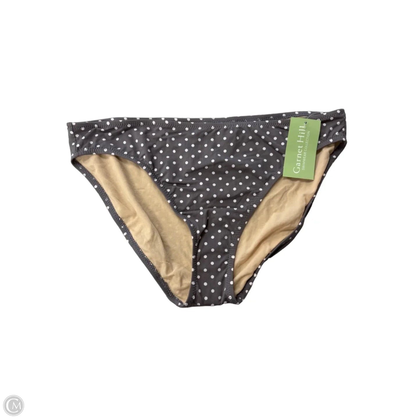 Swimsuit Bottom By Garnet Hill In Brown & White, Size: M