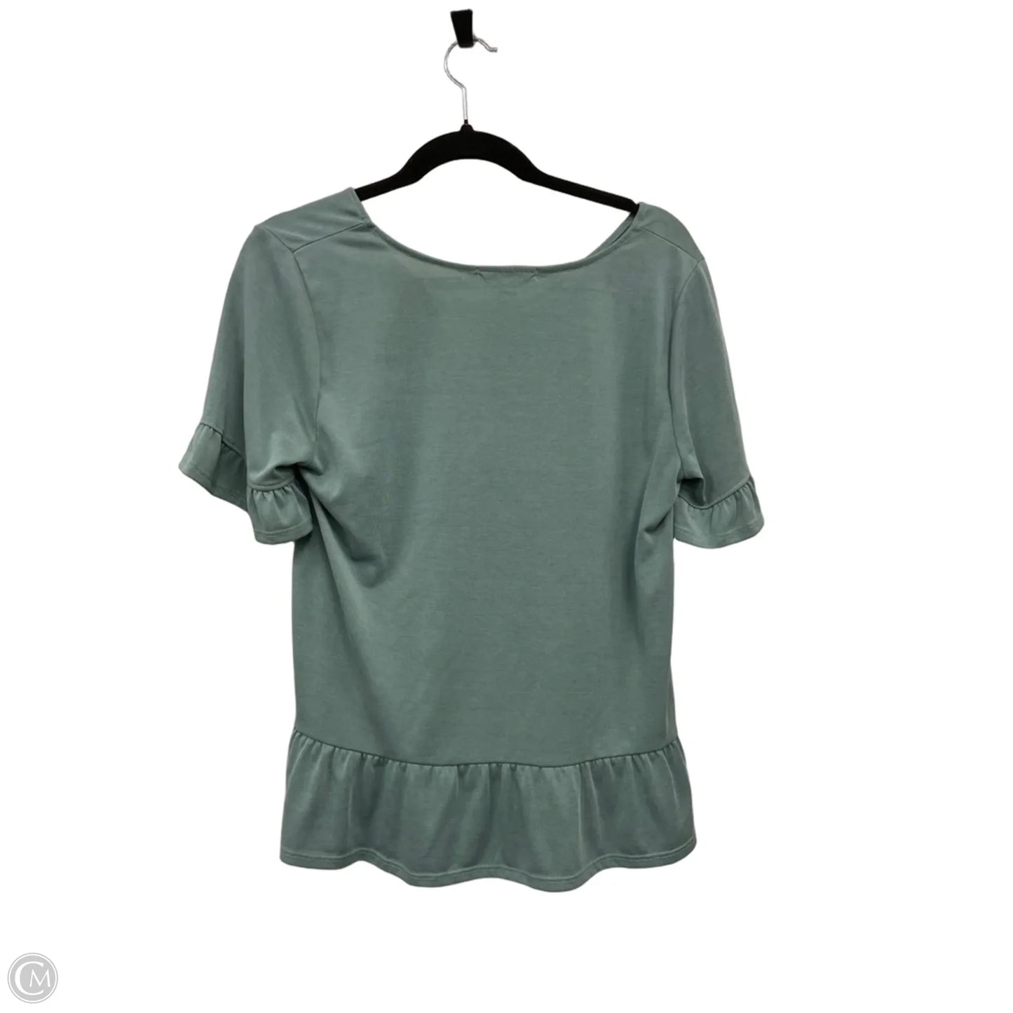 Top Short Sleeve By Green Envelope In Green, Size: M