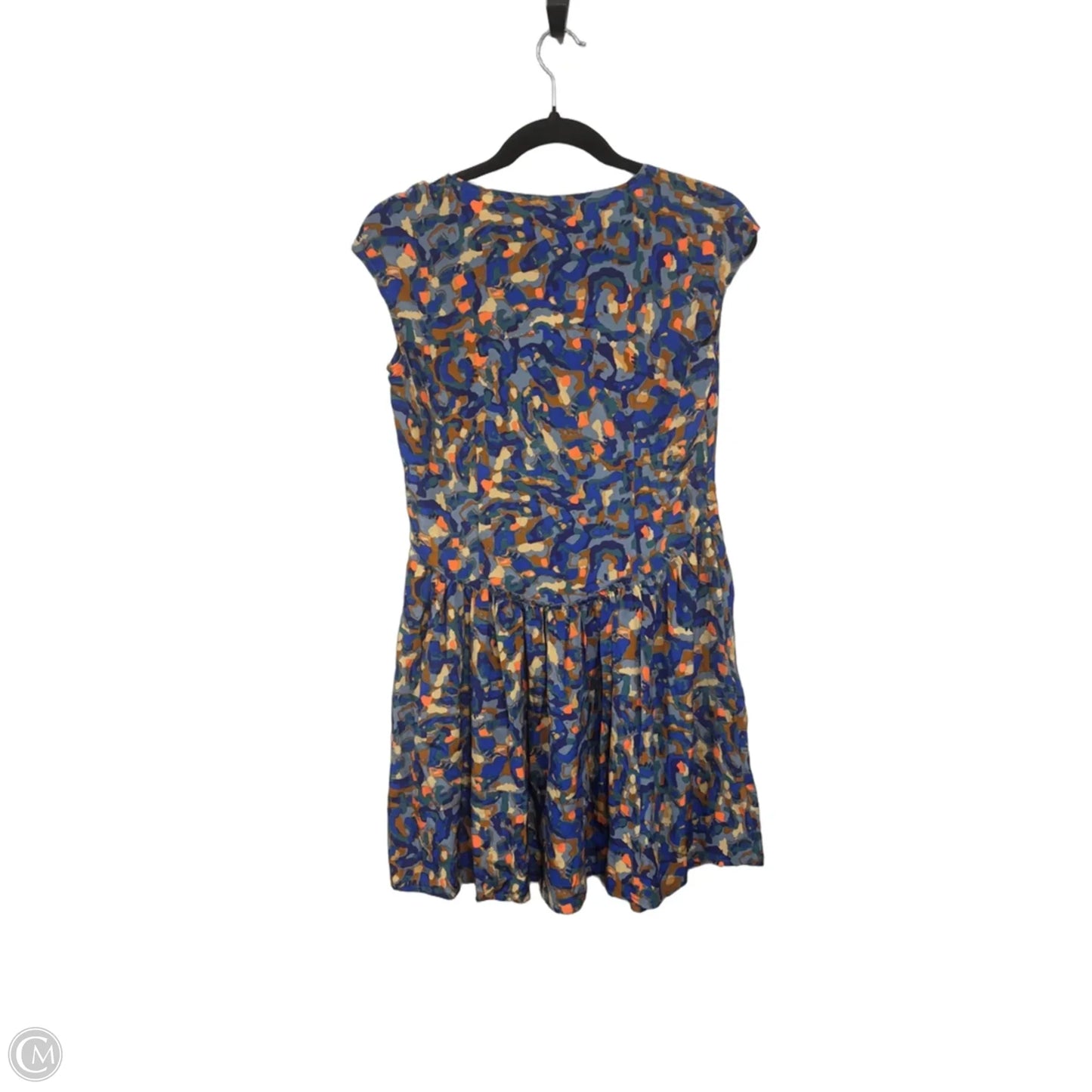 Dress Casual Short By Lands End In Blue & Orange, Size: 2