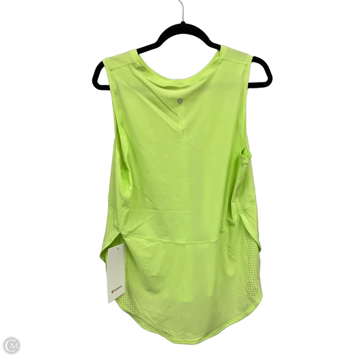 Athletic Tank Top By Lululemon In Green, Size: 12