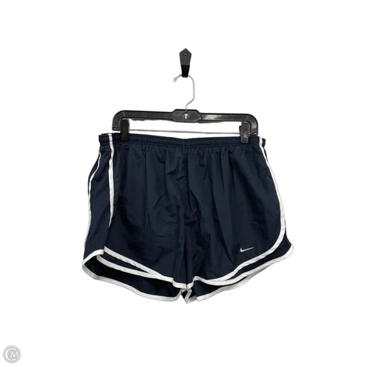 Athletic Shorts By Nike In Blue & White, Size: Xl