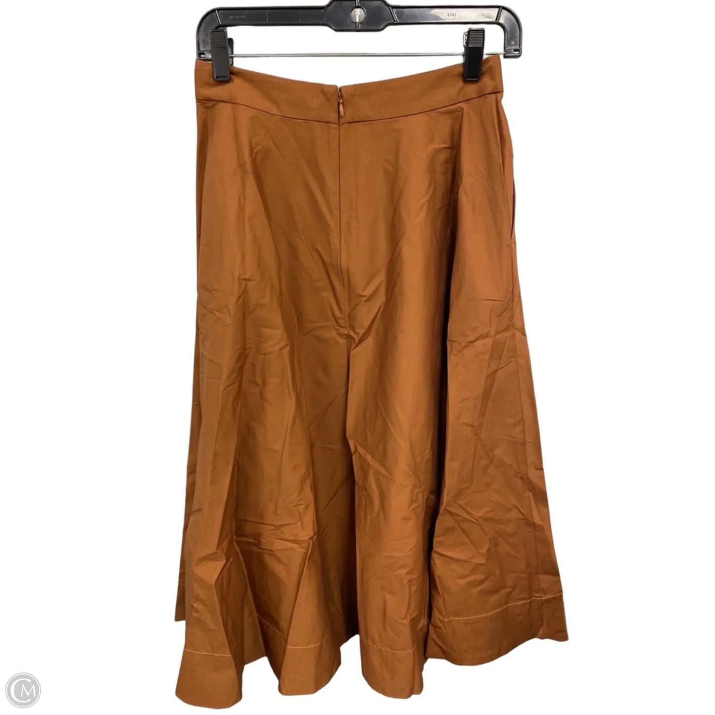 Skirt Midi By Ann Taylor In Brown, Size: 0p