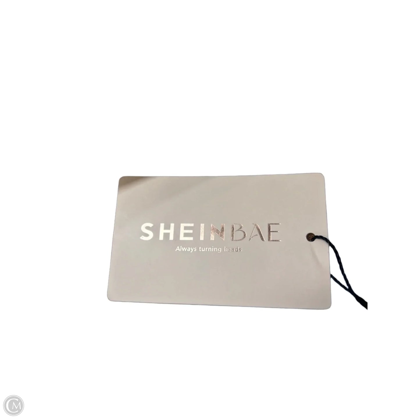 Bodysuit By Shein In Blue & Cream, Size: S
