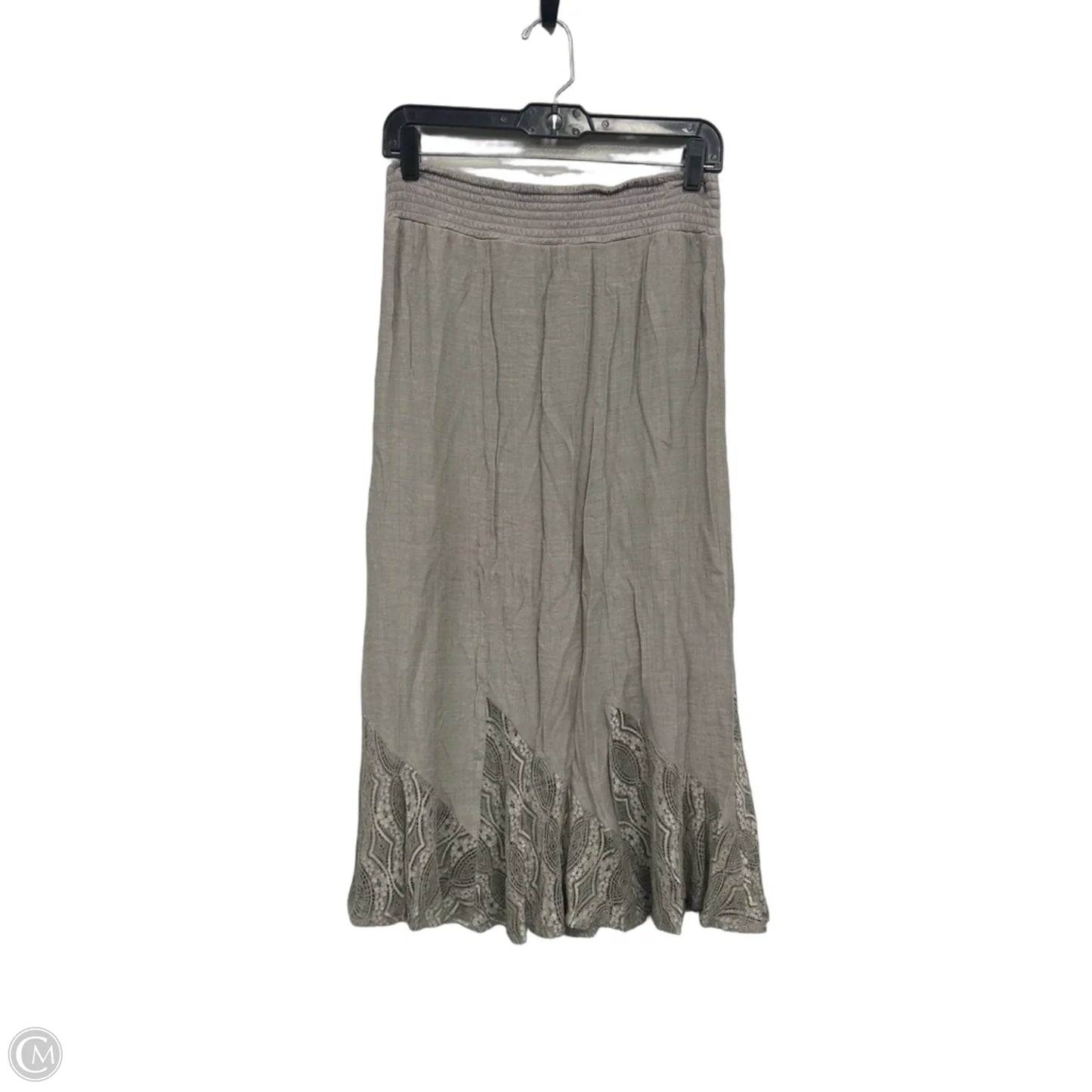 Skirt Midi By Apt 9 In Grey, Size: S
