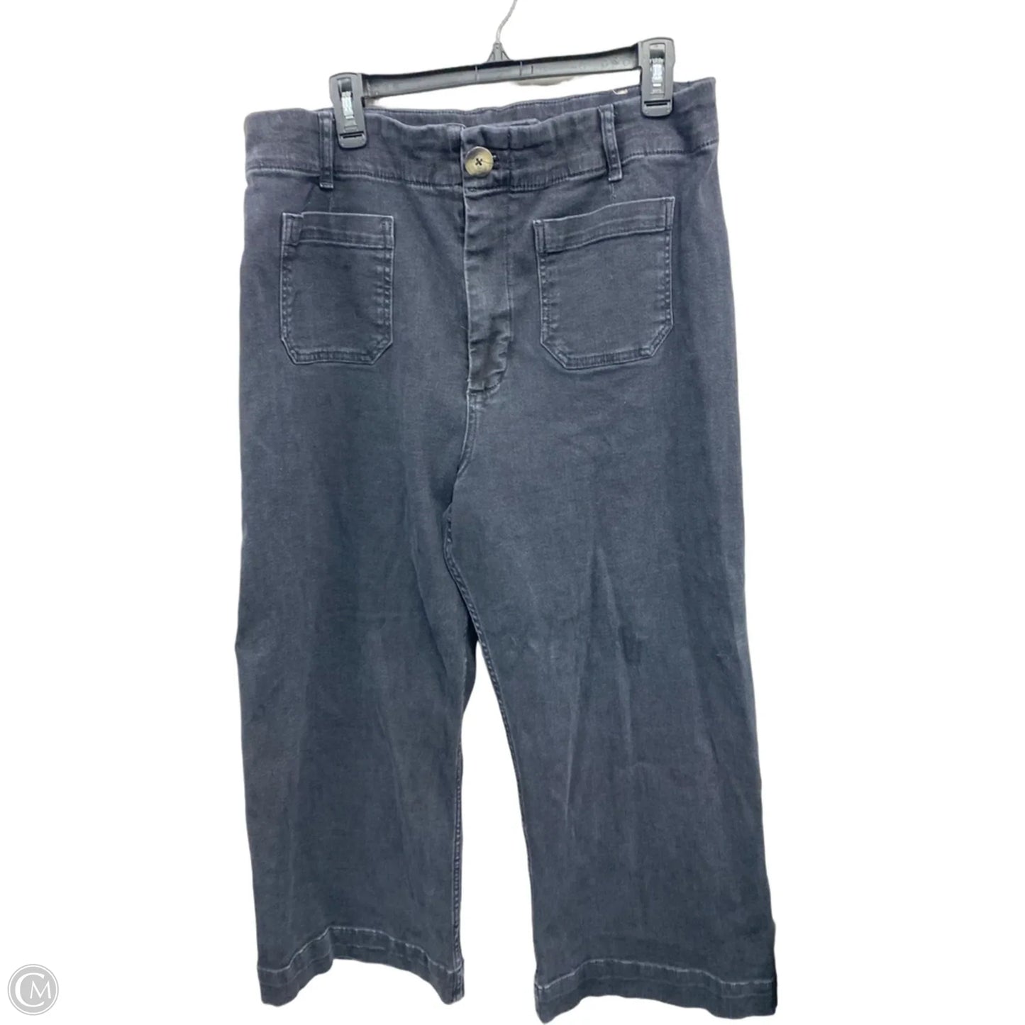 Jeans Wide Leg By Pilcro In Black, Size: 18