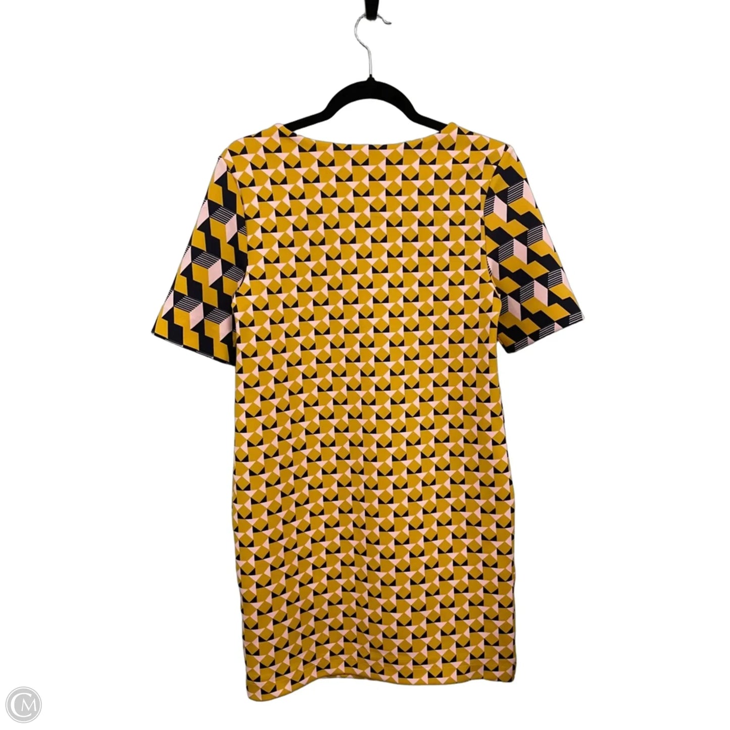 Dress Casual Short By H&m In Blue & Yellow, Size: 4