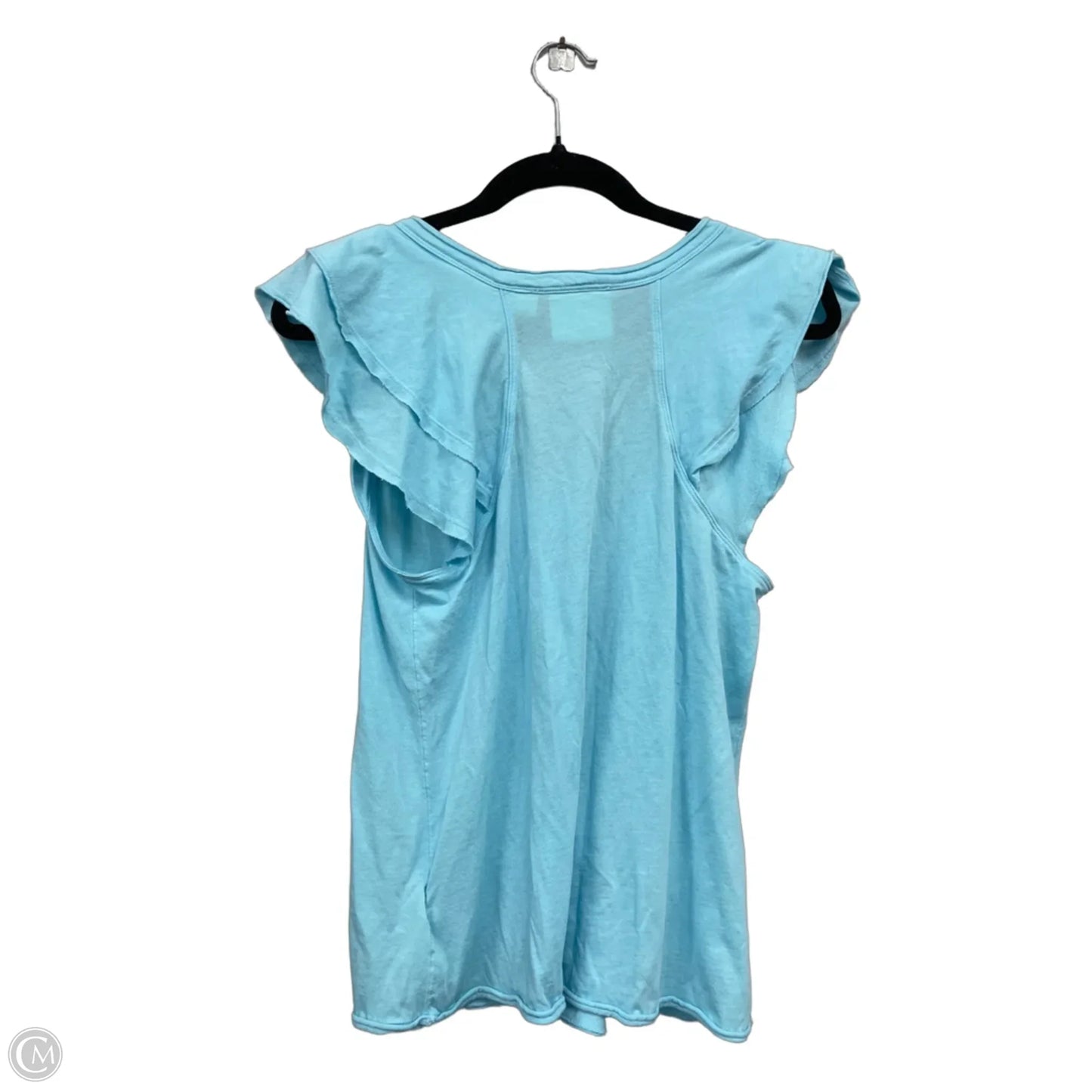 Top Short Sleeve By Maeve In Blue, Size: S