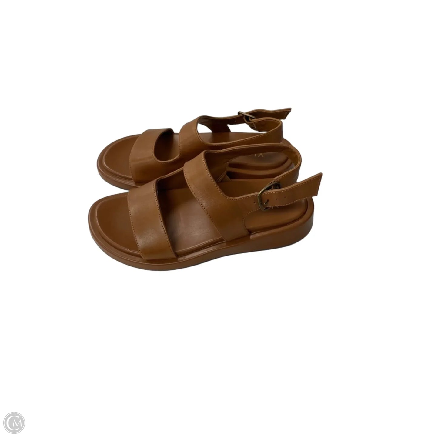 Sandals Flats By Vionic In Tan, Size: 5