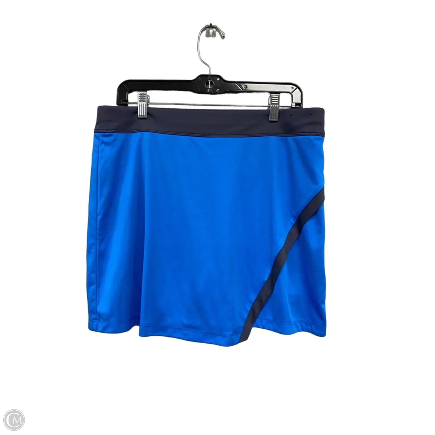 Athletic Skort By Callaway In Blue & Grey, Size: L