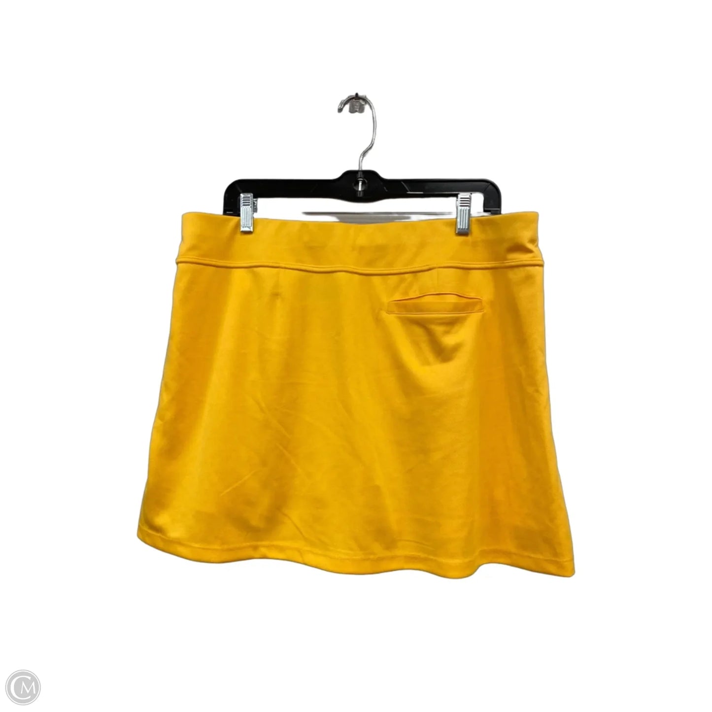 Athletic Skort By Pga Tour In Yellow, Size: Xl