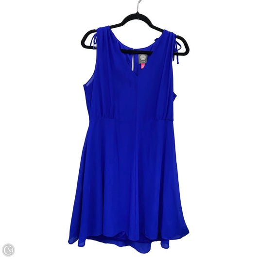 Dress Casual Midi By Vince Camuto In Blue, Size: 14