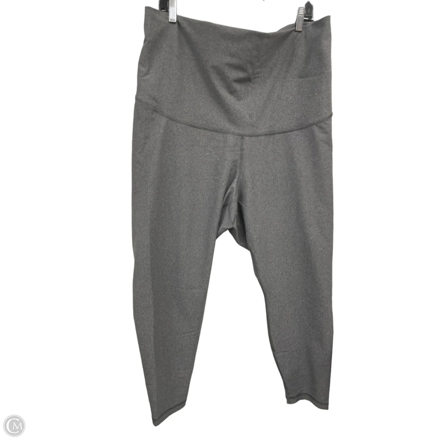 Athletic Leggings By Old Navy In Grey, Size: Xxl