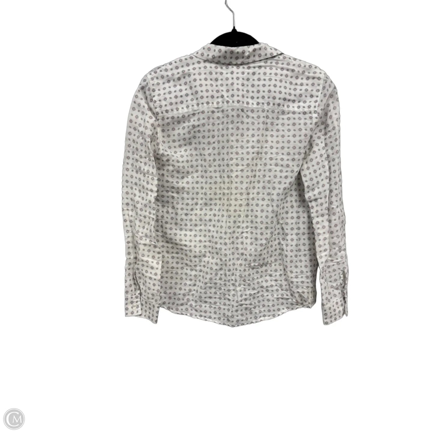 Top Long Sleeve By J Mclaughlin In Geometric Pattern, Size: 10