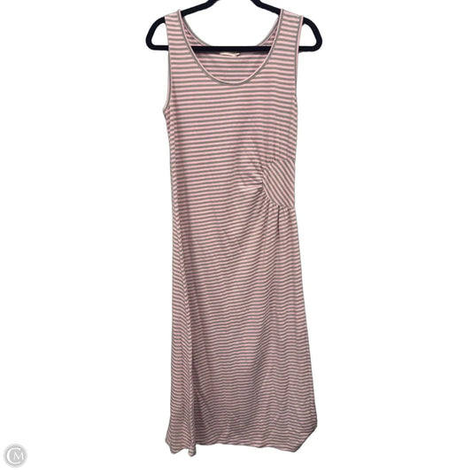 Dress Casual Maxi By Tulle In Grey & Pink, Size: L