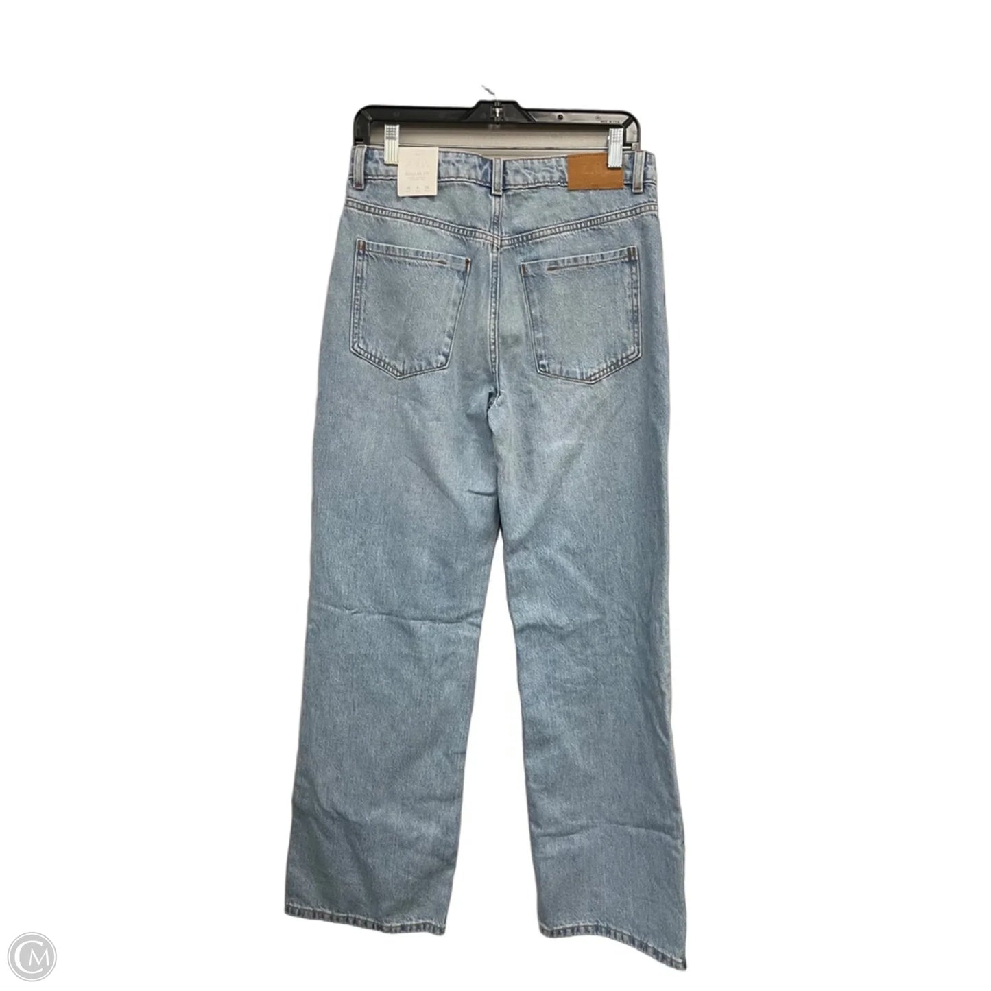 Jeans Straight By Zara In Blue Denim, Size: 6
