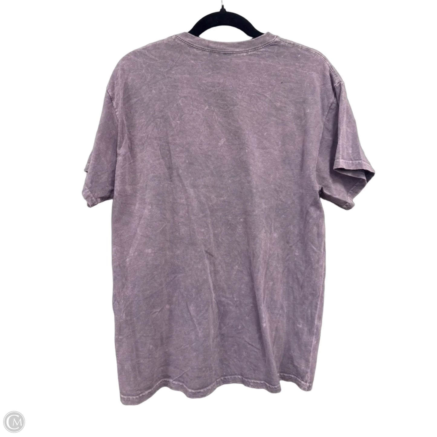 Top Short Sleeve Basic By Clothes Mentor In Purple, Size: L