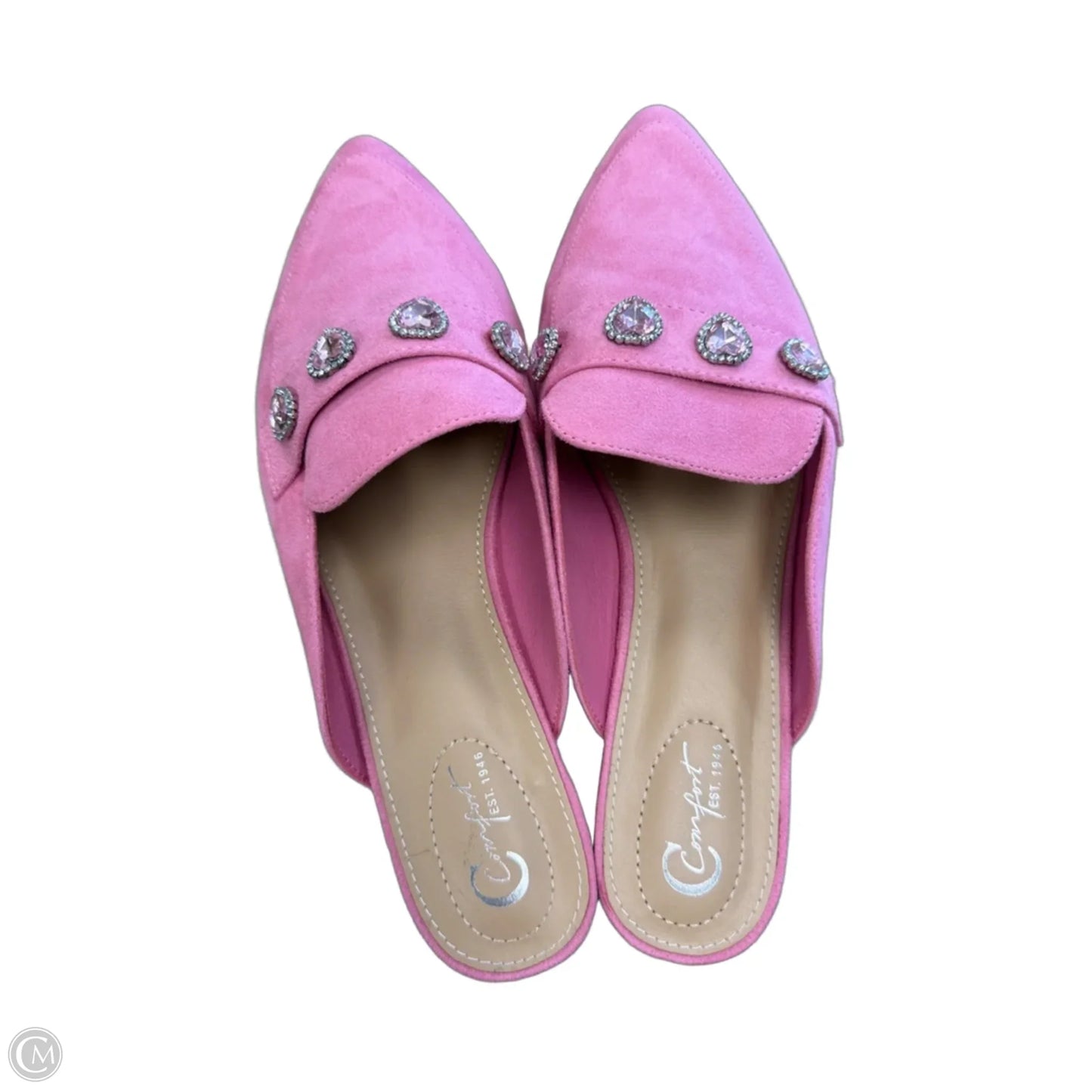 Shoes Flats By Clothes Mentor In Pink, Size: 10