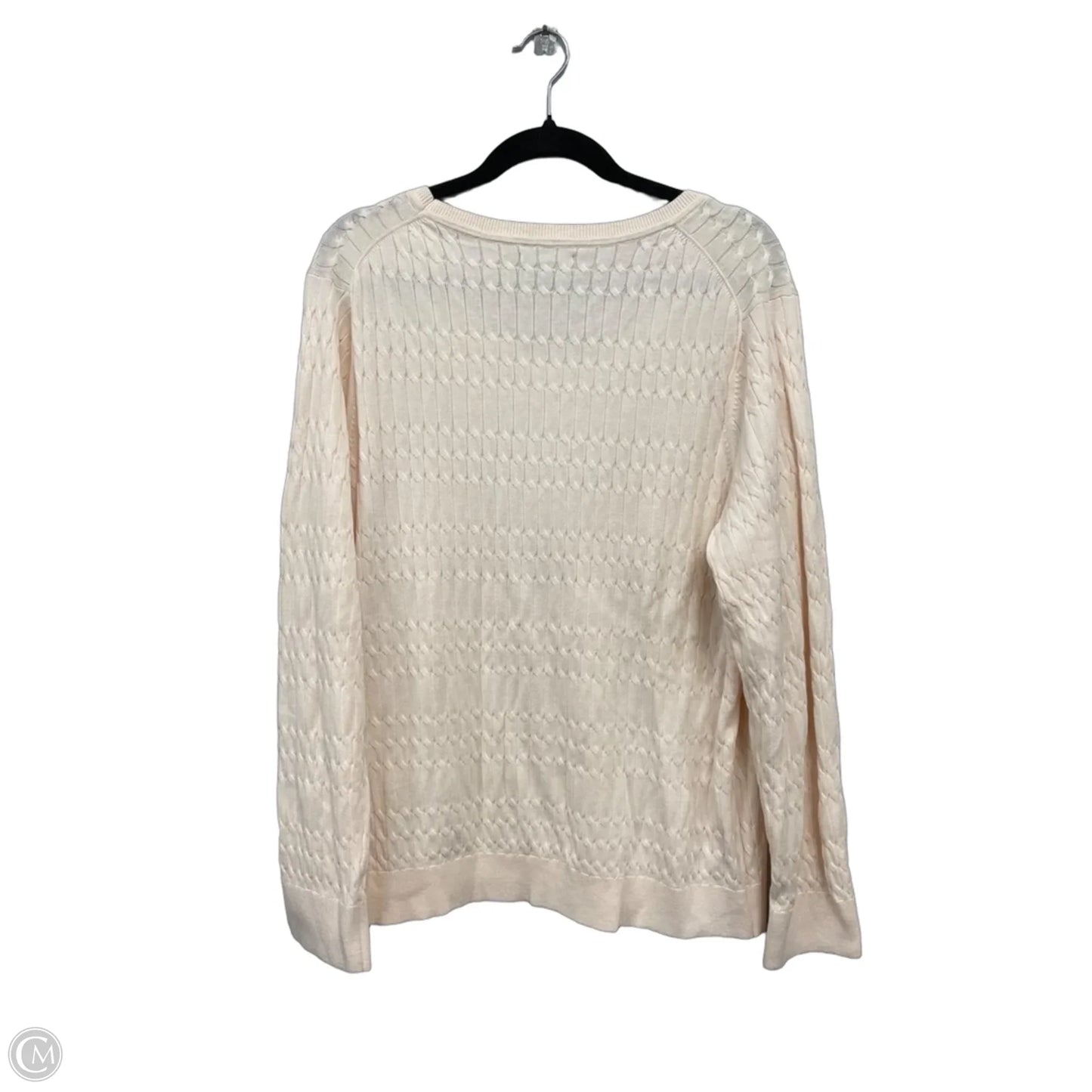 Sweater By Tommy Hilfiger In Peach, Size: Xxl