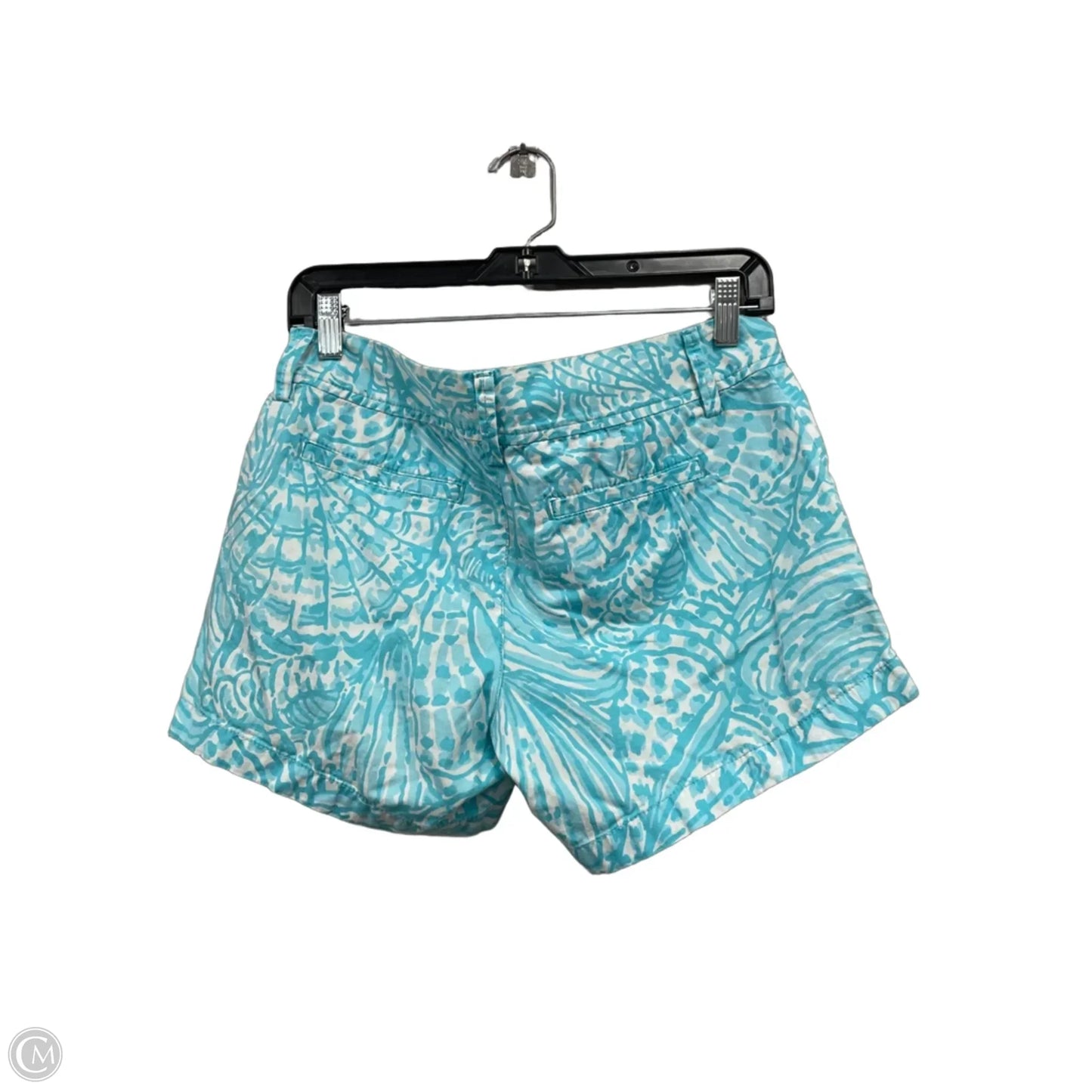 Shorts Designer By Lilly Pulitzer In Blue & White, Size: 4