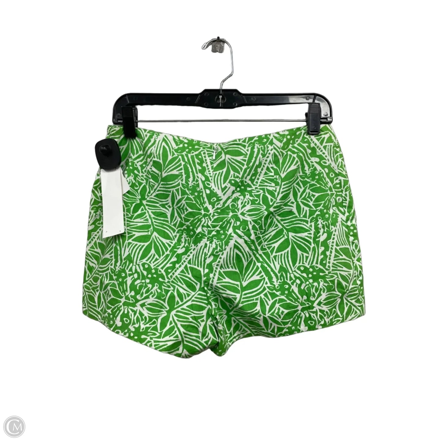 Shorts Designer By Lilly Pulitzer In Green & White, Size: 4