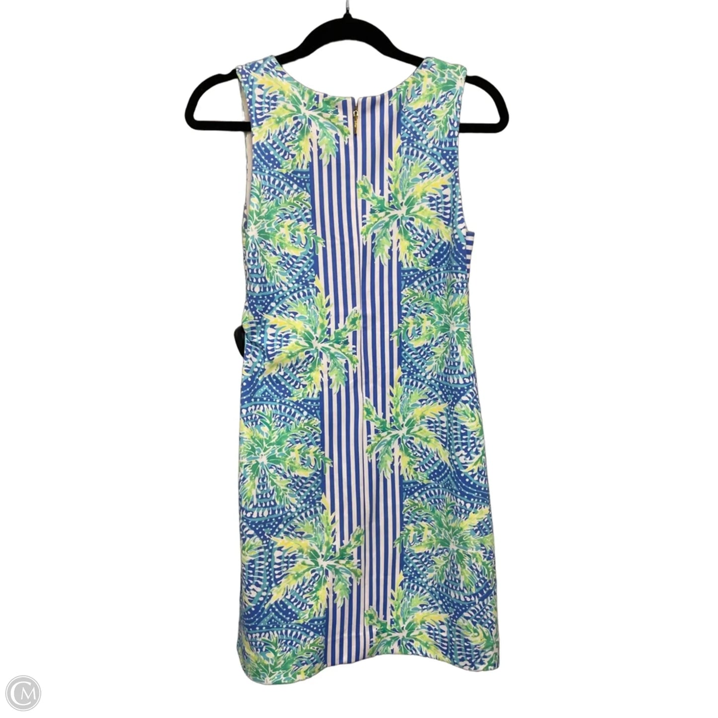 Dress Designer By Lilly Pulitzer In Blue & Green, Size: Xs