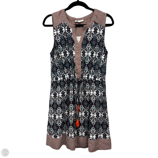 Dress Casual Short By Dr2 In Blue & Orange, Size: M