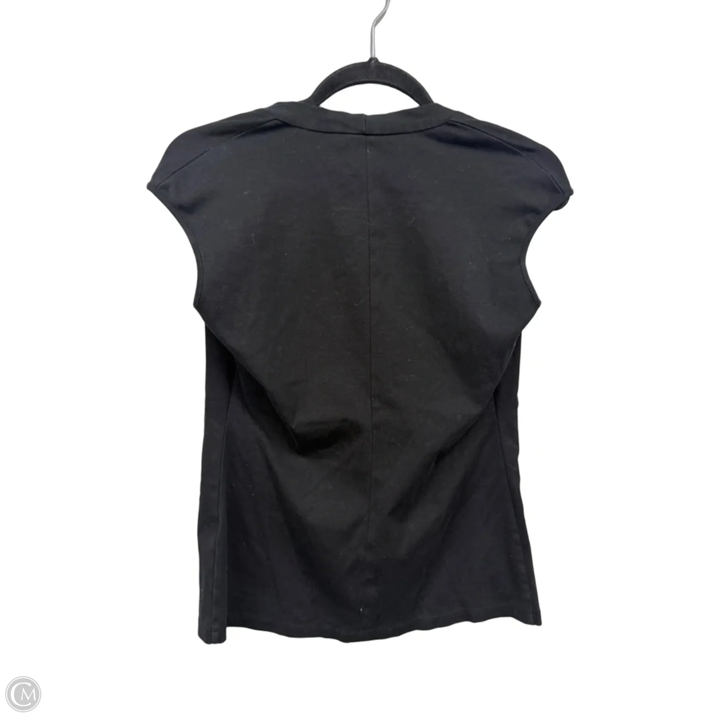 Top Sleeveless Designer By Lafayette 148 In Black, Size: S
