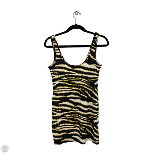 Top Sleeveless Basic By Moda Intl In Black & Yellow, Size: S