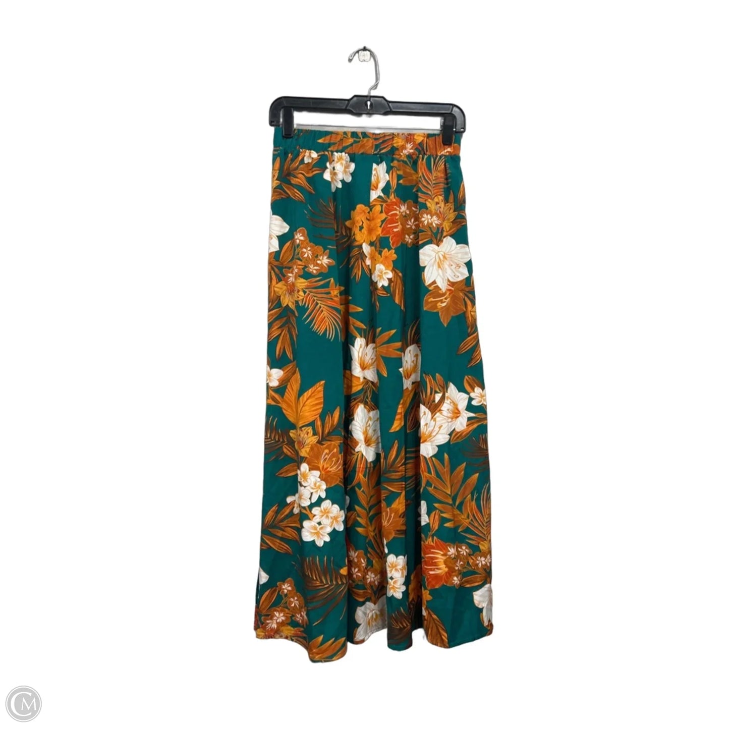Skirt Set 2pc By Shein In Green & Orange, Size: M