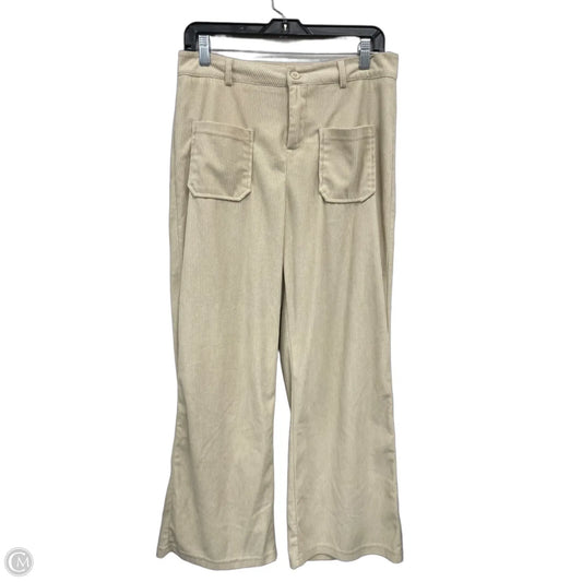 Pants Wide Leg By Clothes Mentor In Cream, Size: M