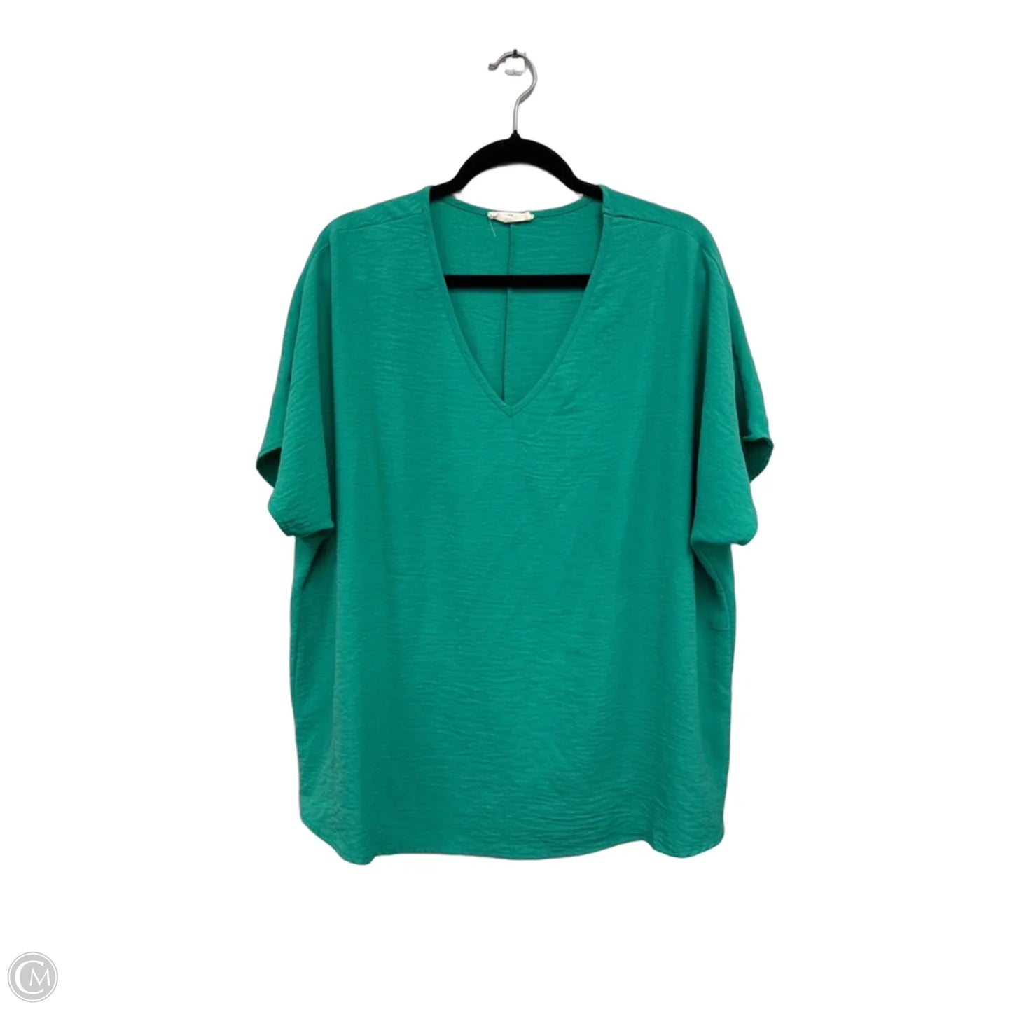 Top Short Sleeve By Entro In Green, Size: Xl