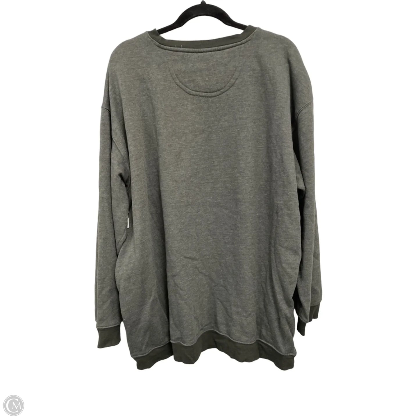 Sweater By Natural Life In Grey & Pink, Size: 3x